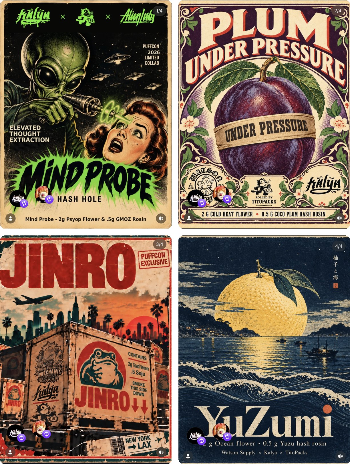 Mind Probe, Plum Under Pressure, Jinro and YuZumi